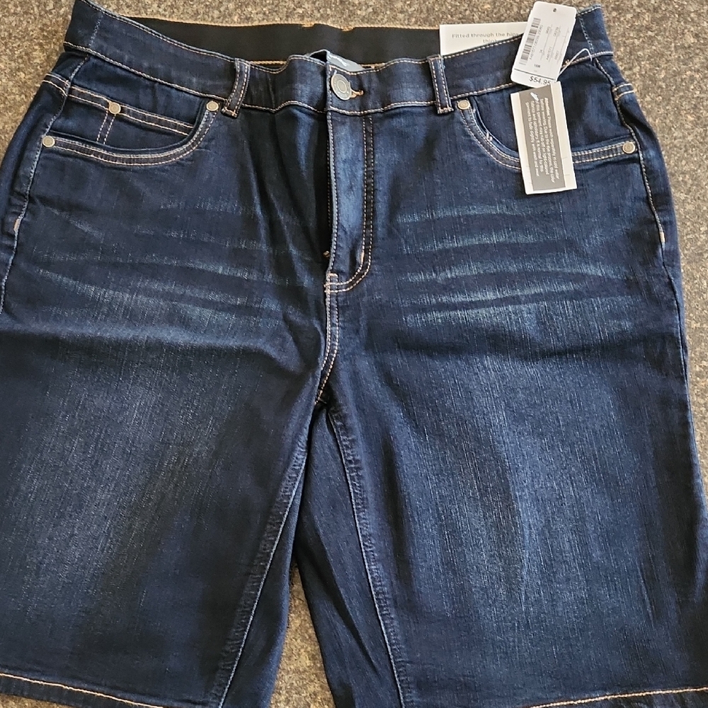 Christopher & Banks Bermuda Denim Shorts For Women